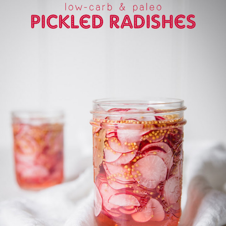 LowCarb Pickled Radishes KetoRecipes