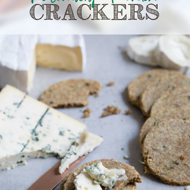 Keto Rosemary & Onion Crackers KetoRecipes