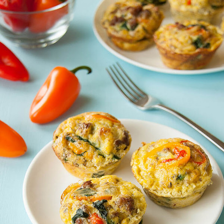 Keto Egg Muffins with Sausage and Veggies {Low Carb, Gluten Free, Clean ...