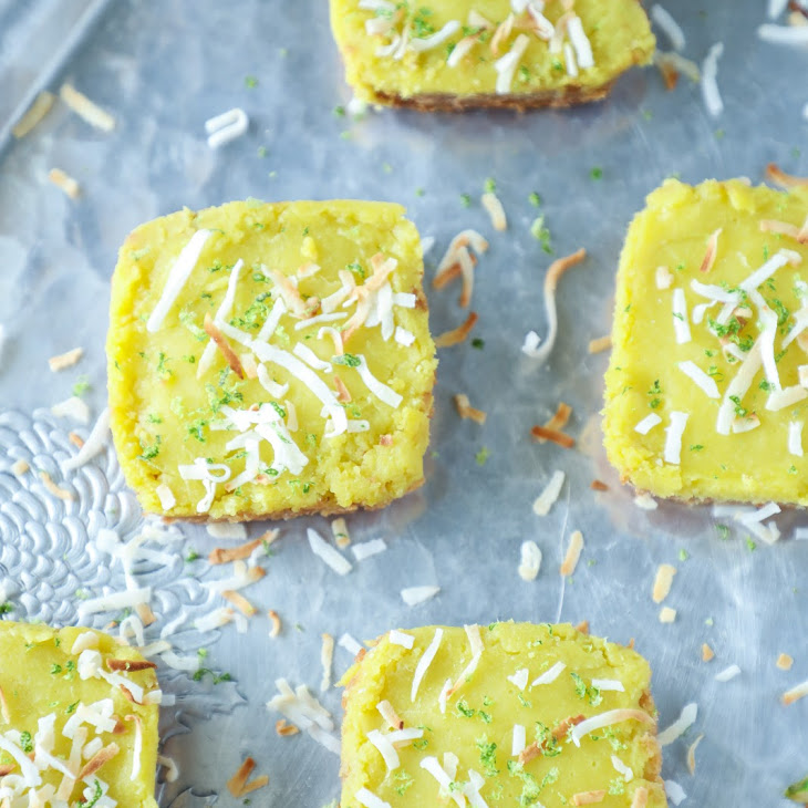 Keto Coconut Lime Bars KetoRecipes