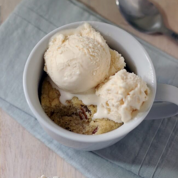 Keto Coconut, White Chocolate & Pecan Mug Cake KetoRecipes